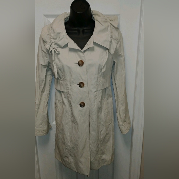 Ann Taylor Loft trench coat - Picture 2 of 6